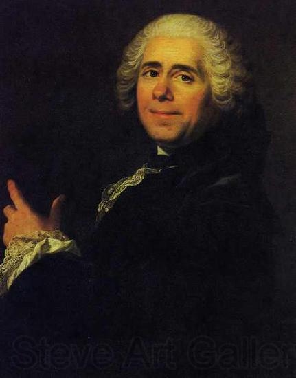 Jean Baptiste van Loo Portrait of Pierre Carlet de Chamblain de Marivaux Norge oil painting art